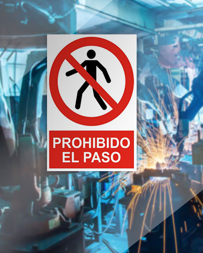 señalización vial en boluda industrial